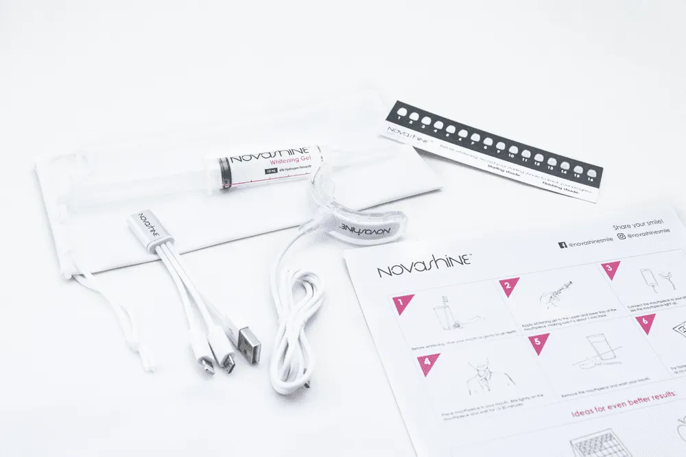 Novashine Teeth Whitening Kit Three-Month Supply Bundle