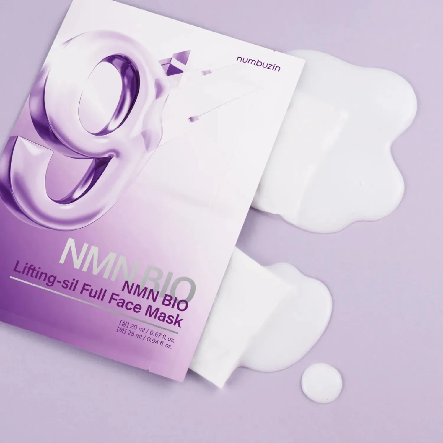 Numbuzin 9  NAD  BIO Lifting-sil Full Face Mask