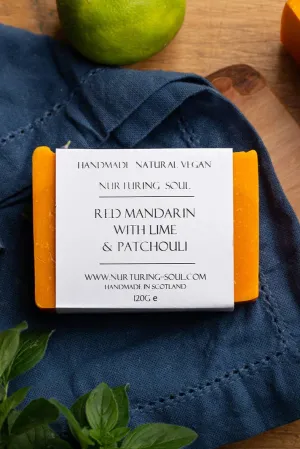 Nurturing Soul Red Mandarin with Lime and Patchouli Soap