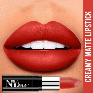 NY Bae Lipstick  Creamy Matte  Orange - Tangarine At Times Square 6