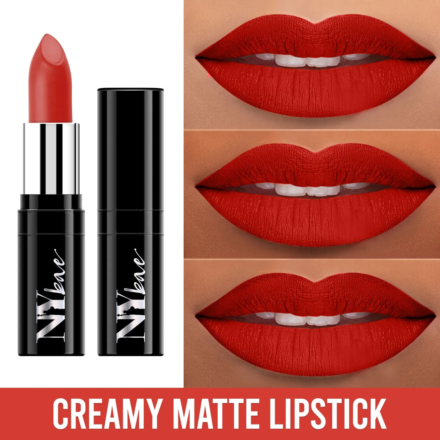 NY Bae Lipstick  Creamy Matte  Orange - Tangarine At Times Square 6