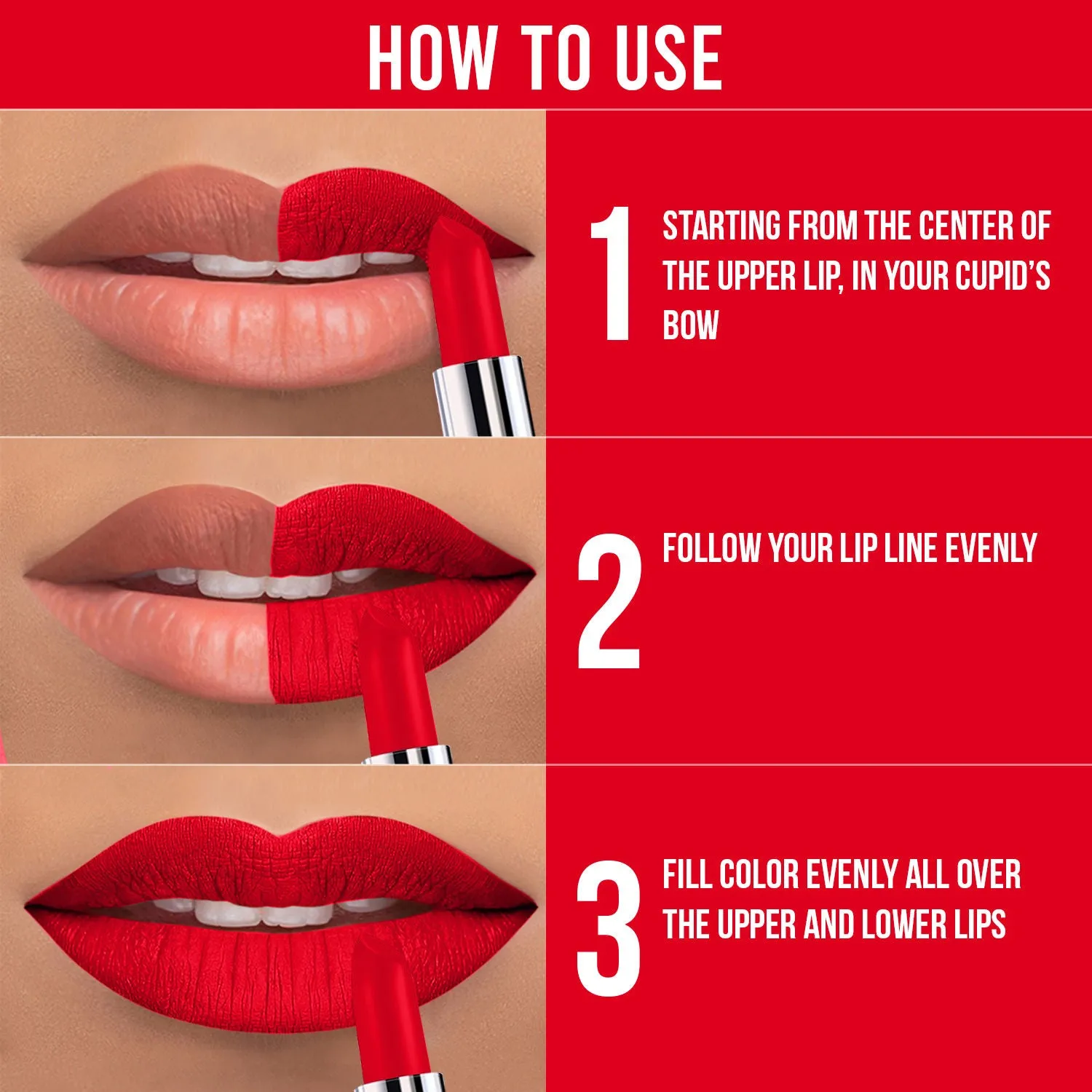 NY Bae Lipstick  Creamy Matte  Red - Rock That Fella 29