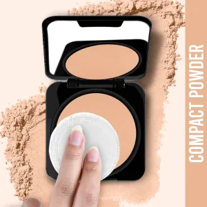 NY Bae Runway Radiance Compact Powder - Fair Beige 02 (9 g) | Fair Skin | Matte Finish | Rich Colour | Blurs Imperfections | Long Wearing