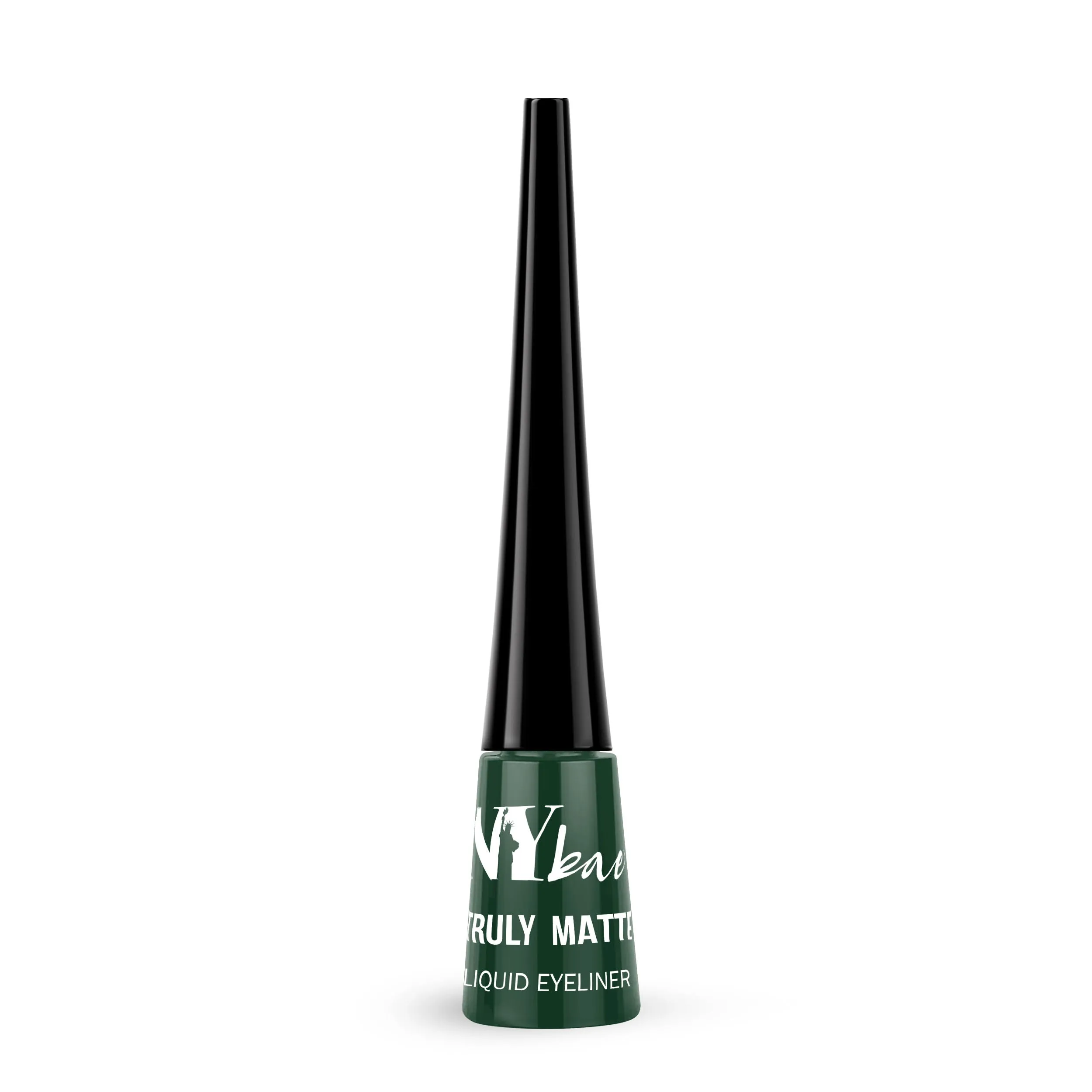 NY Bae Truly Matte Liquid Eyeliner - Edgy Emerald (4.5 ml) | Matte Finish | Super Pigmented | Long lasting | Quick Drying | Waterproof
