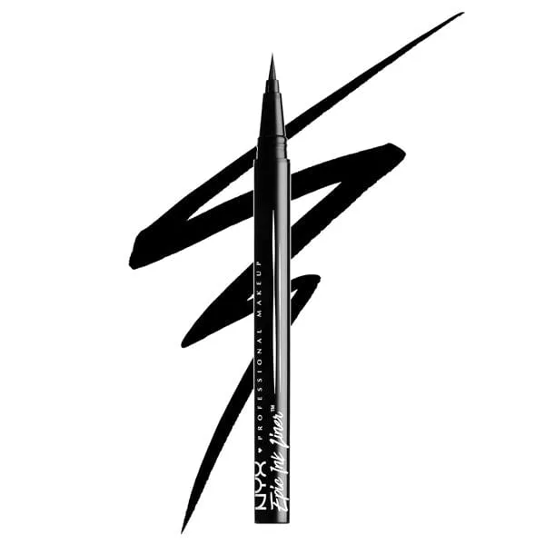 NYX Epic Ink Waterproof Liquid Eyeliner Pen-Black - (C)