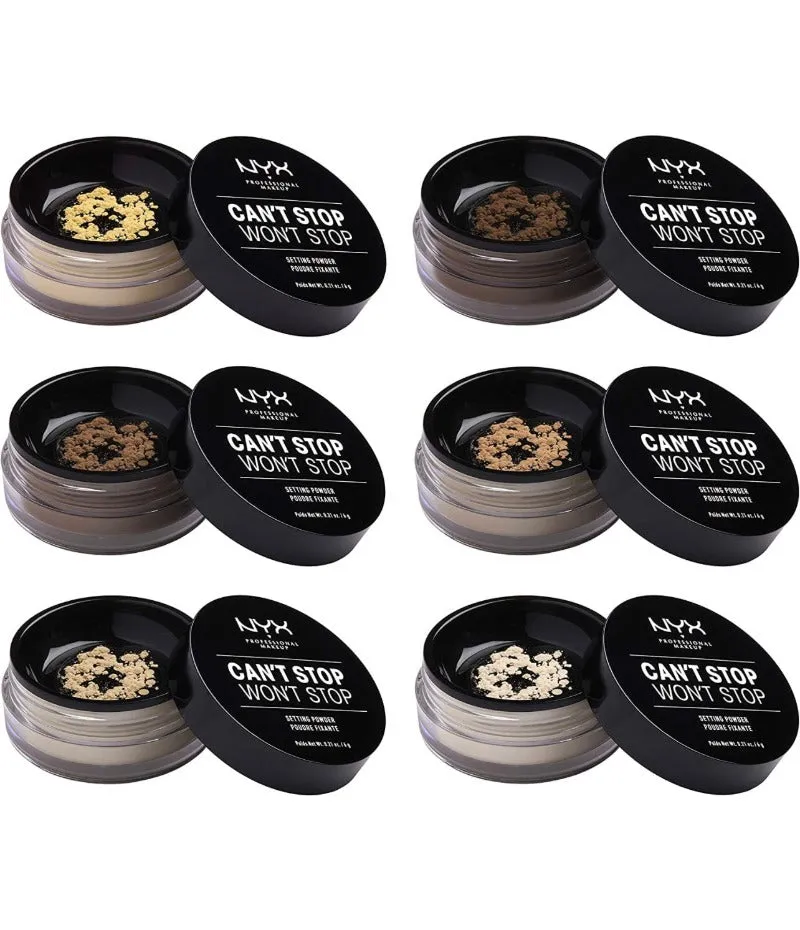 NYX Professional Makeup Can't Stop Won't Stop Setting Powder-Yellow (Banana)
