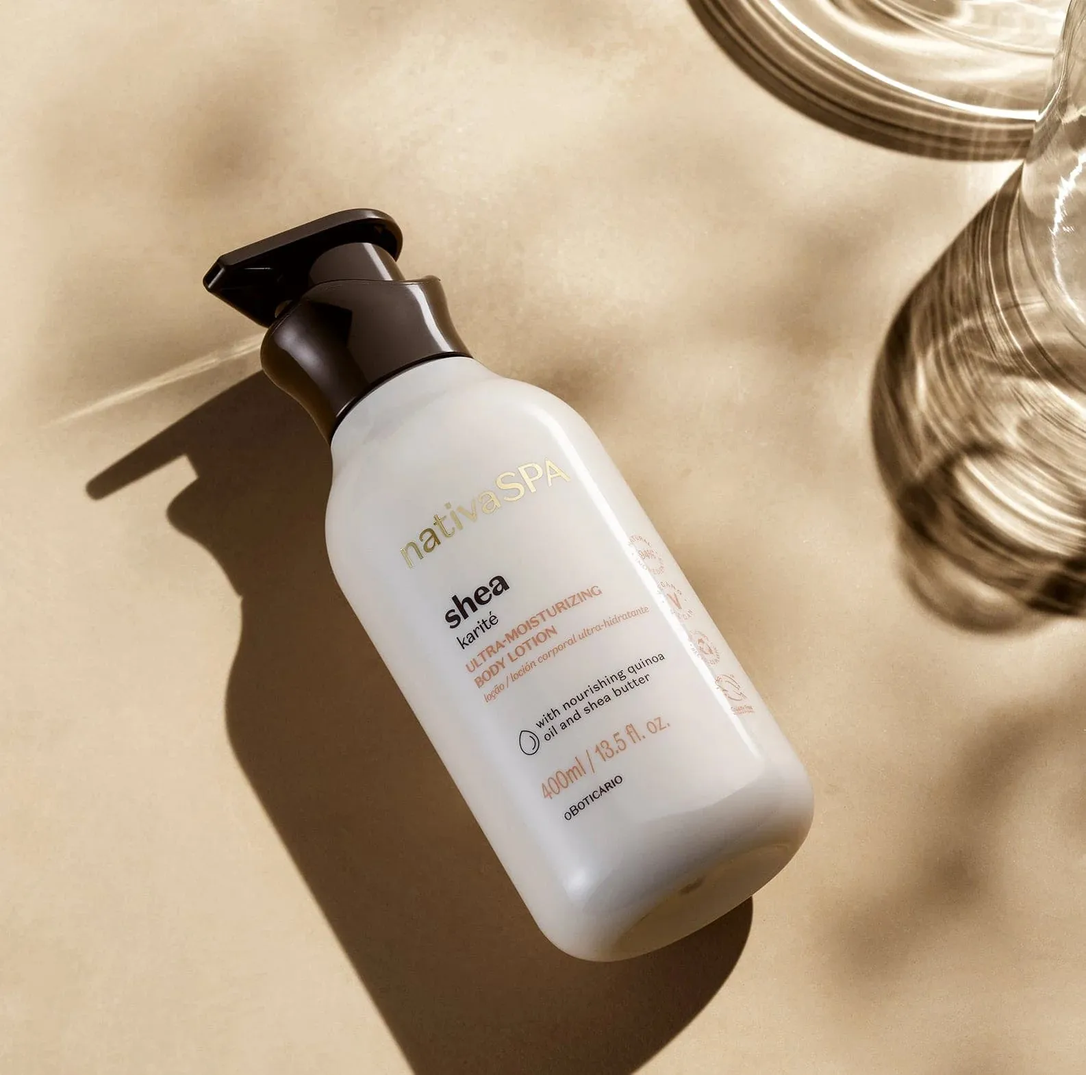 O Boticario Nativa Spa Shea Women's  Moisturizing Body Lotion