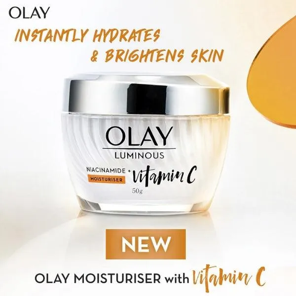 Olay Luminous Niacinamide Vitamin C Moisturiser Cream 50g