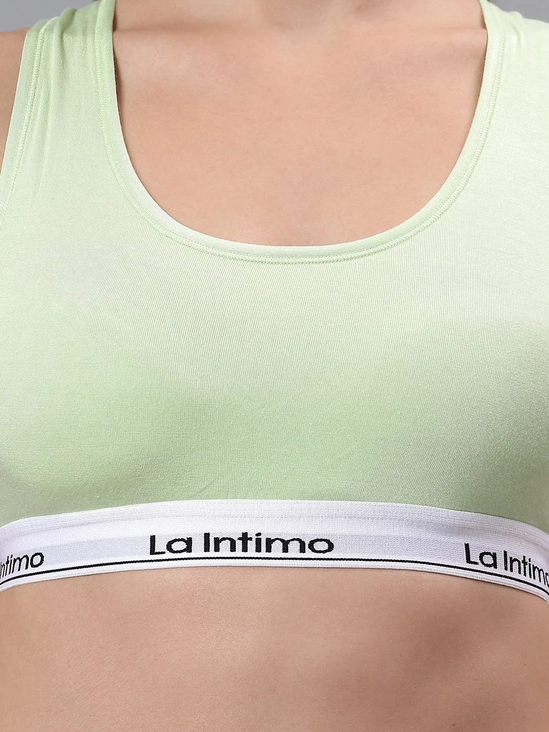 Padded Slip On Racerback Bra