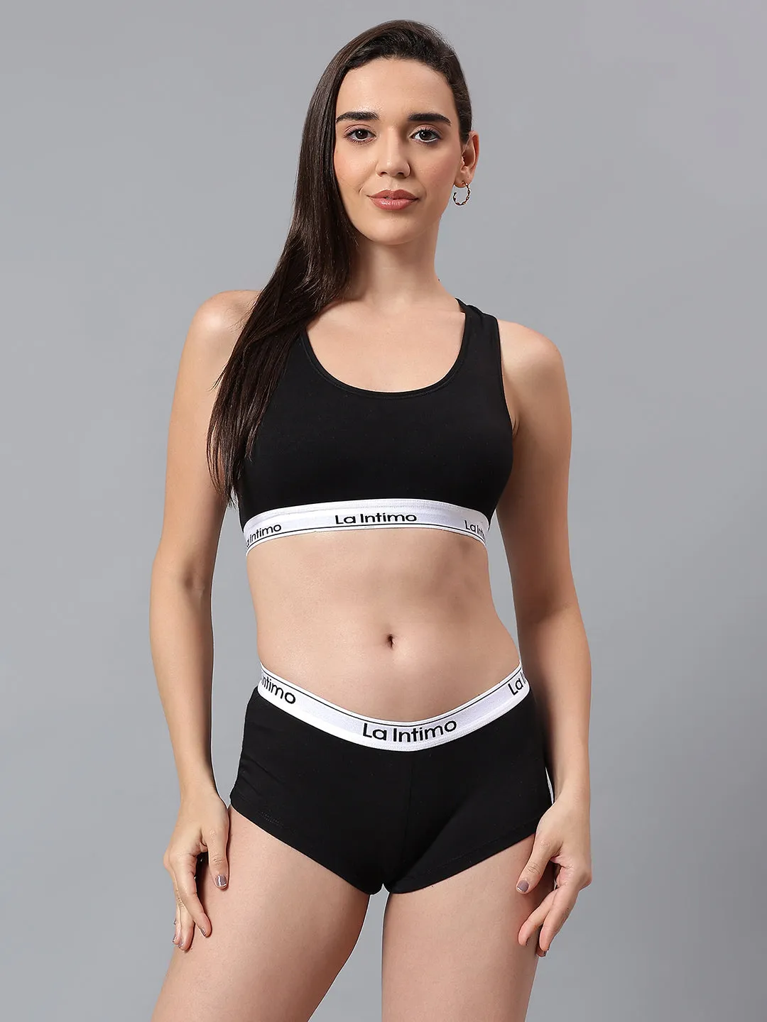 Padded Slip On Racerback Bra