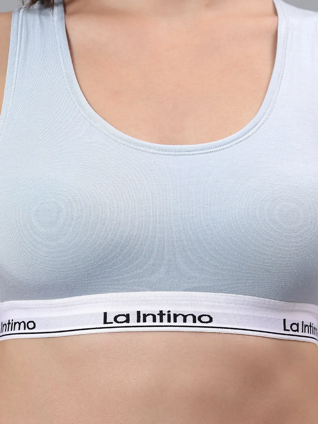 Padded Slip On Racerback Bra