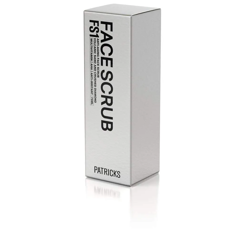 Patricks FS1 | Volcanic Sand and Crushed Diamond Exfoliating Face Scrub 75g