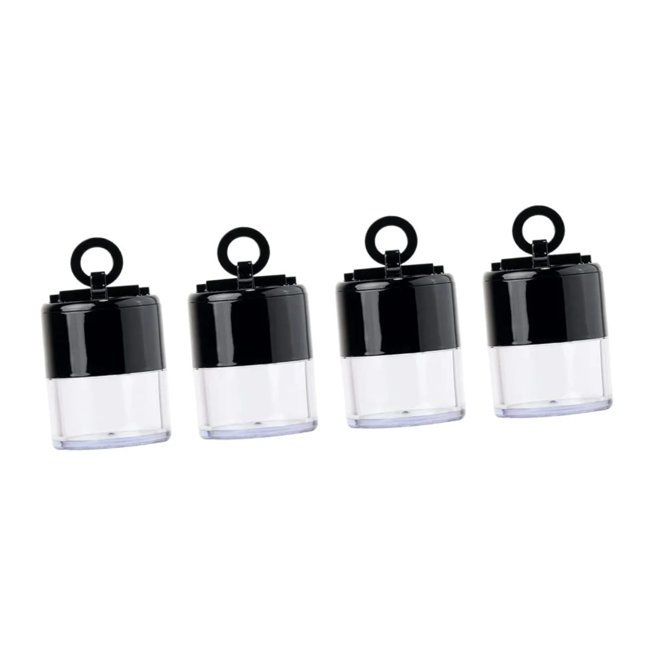 Pcs Portable Loose Powder Foundation Container Box for Travel Makeup Powder Case