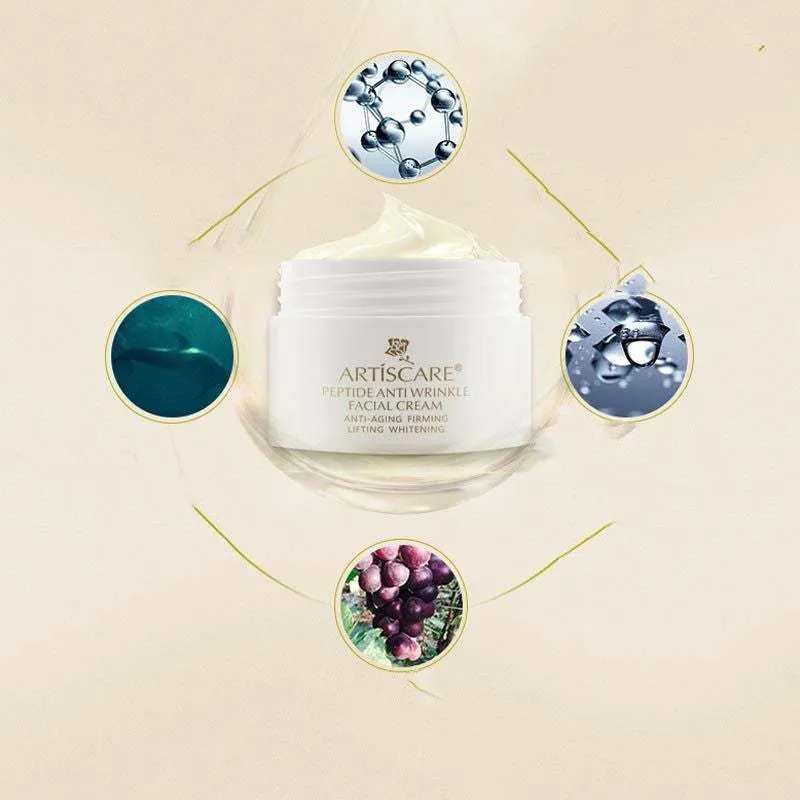 Peptide Face Cream Anti Wrinkle Facial Cream Whitening Lifting Day Cream Skin Care Anti Aging Acne Treatment Firming Face Cream