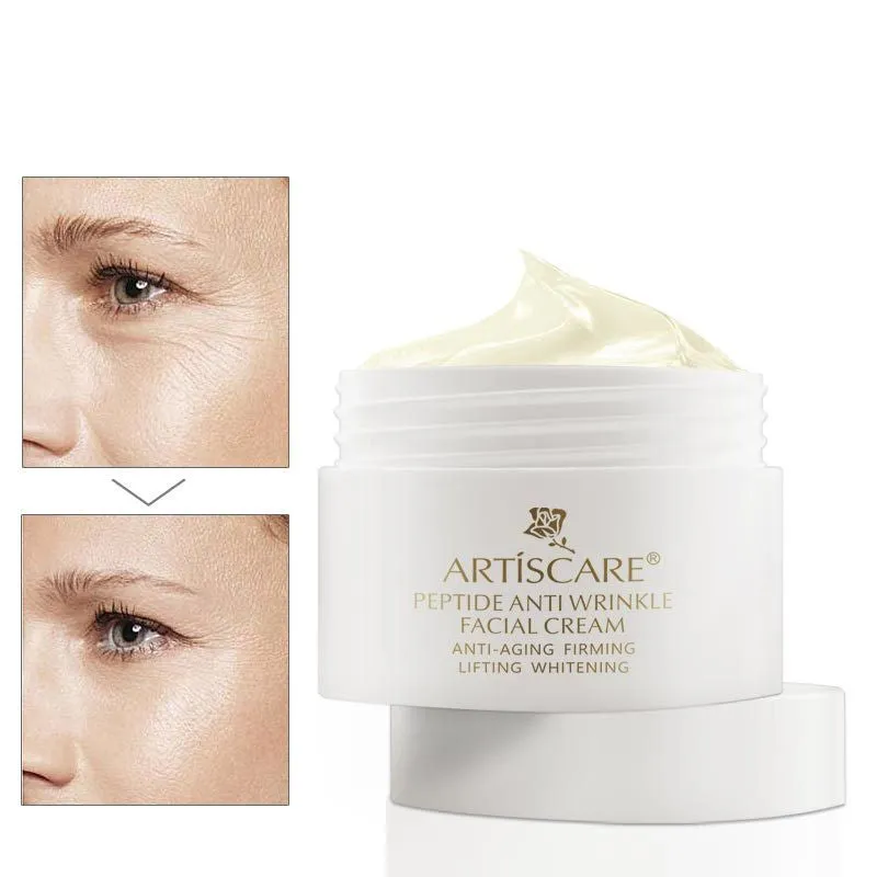 Peptide Face Cream Anti Wrinkle Facial Cream Whitening Lifting Day Cream Skin Care Anti Aging Acne Treatment Firming Face Cream