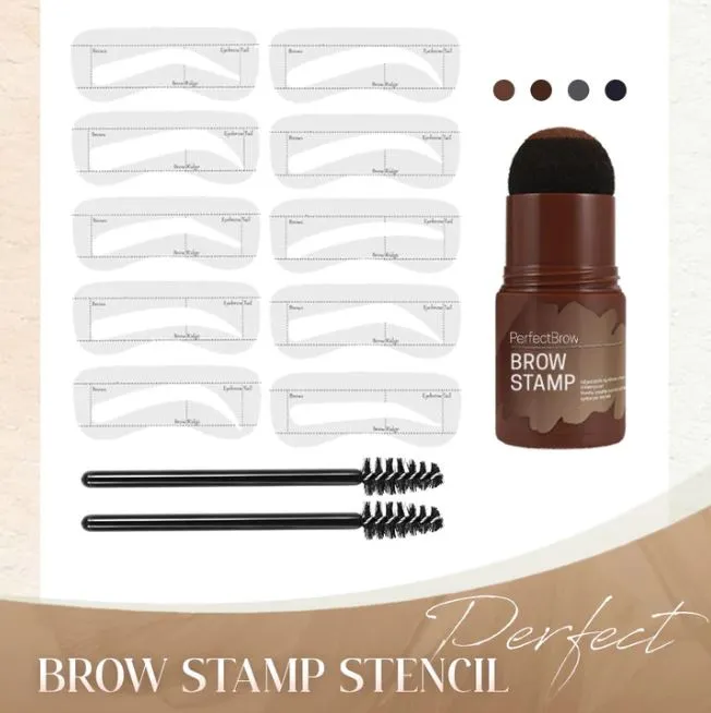 Perfect Brows Stencil & Stamp Kit