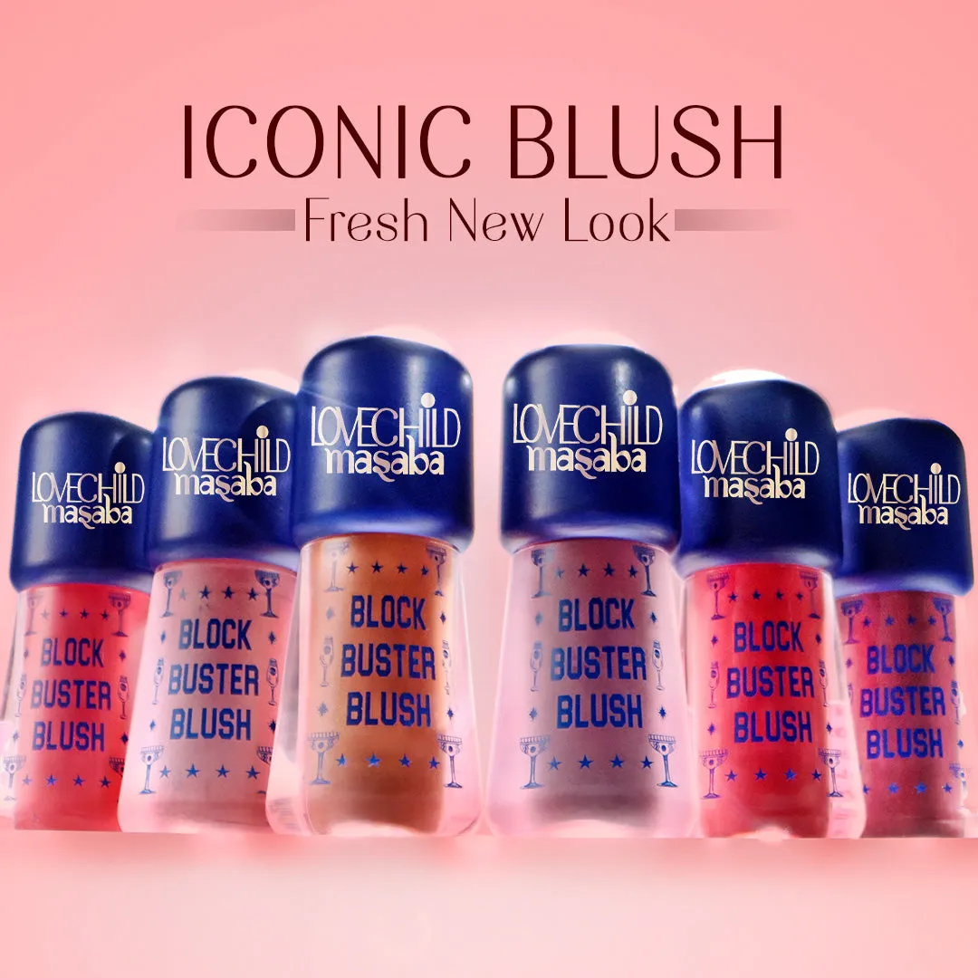 Pinky Ponky- Block Buster Blush (Mauve) Dewy Matte Finish