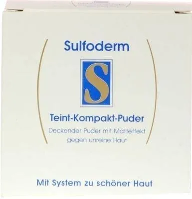 Powder compacts: SULFODERM S Complexion Compact Powder