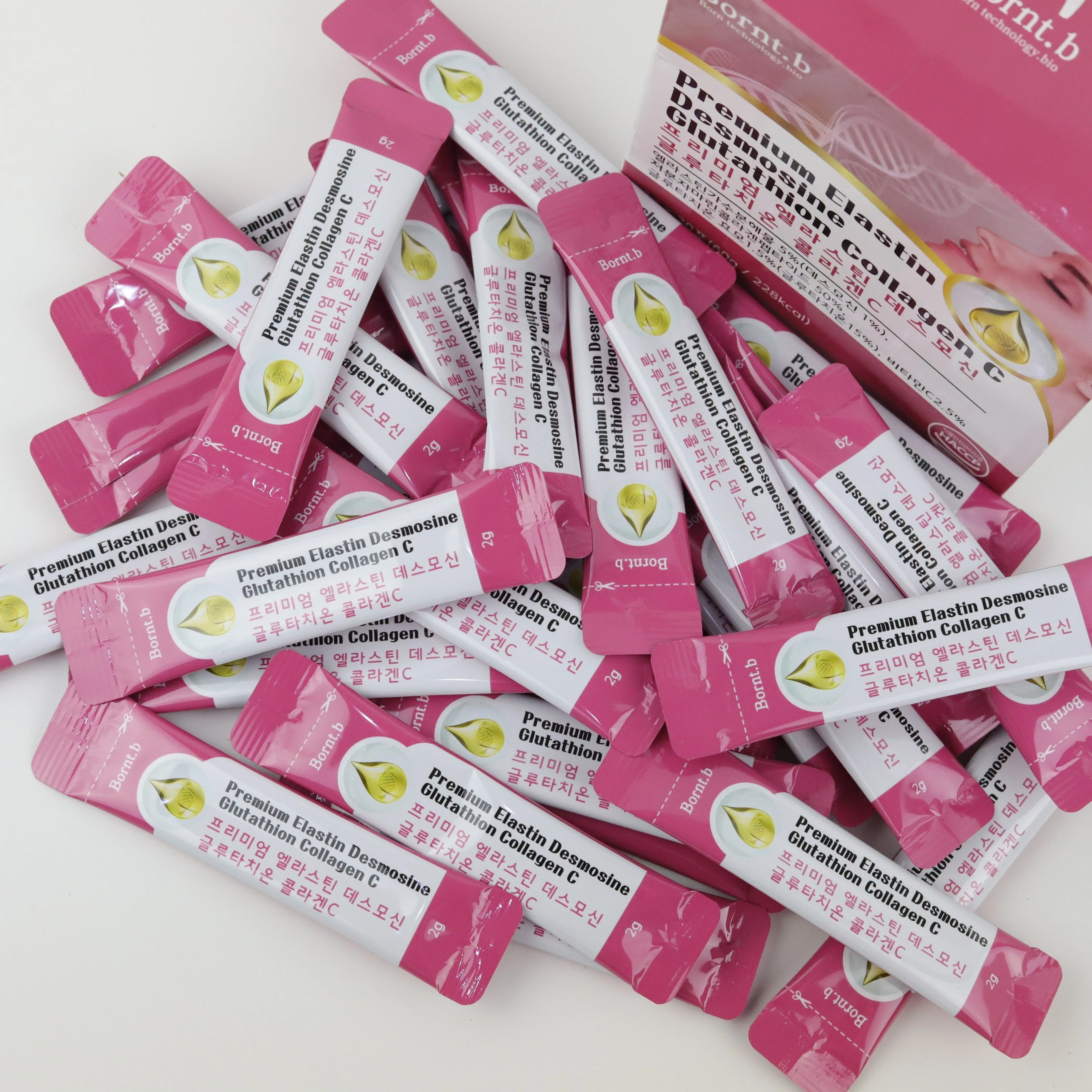 Premium Elastin Glutathion Collagen C  2g x 30