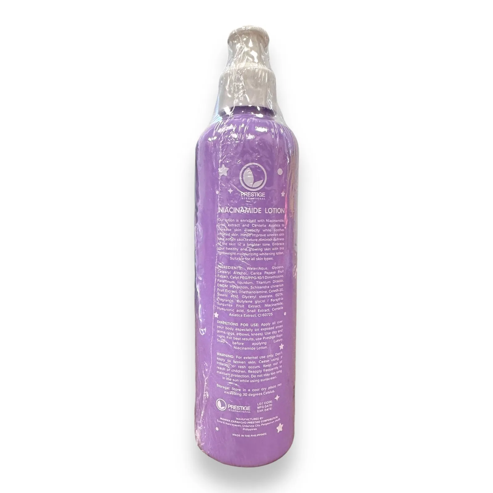 Prestige - Niacinamide Lotion   Niacinamide Soap