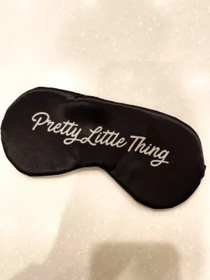 PrettyLittleThing Black Satin Sleep Mask