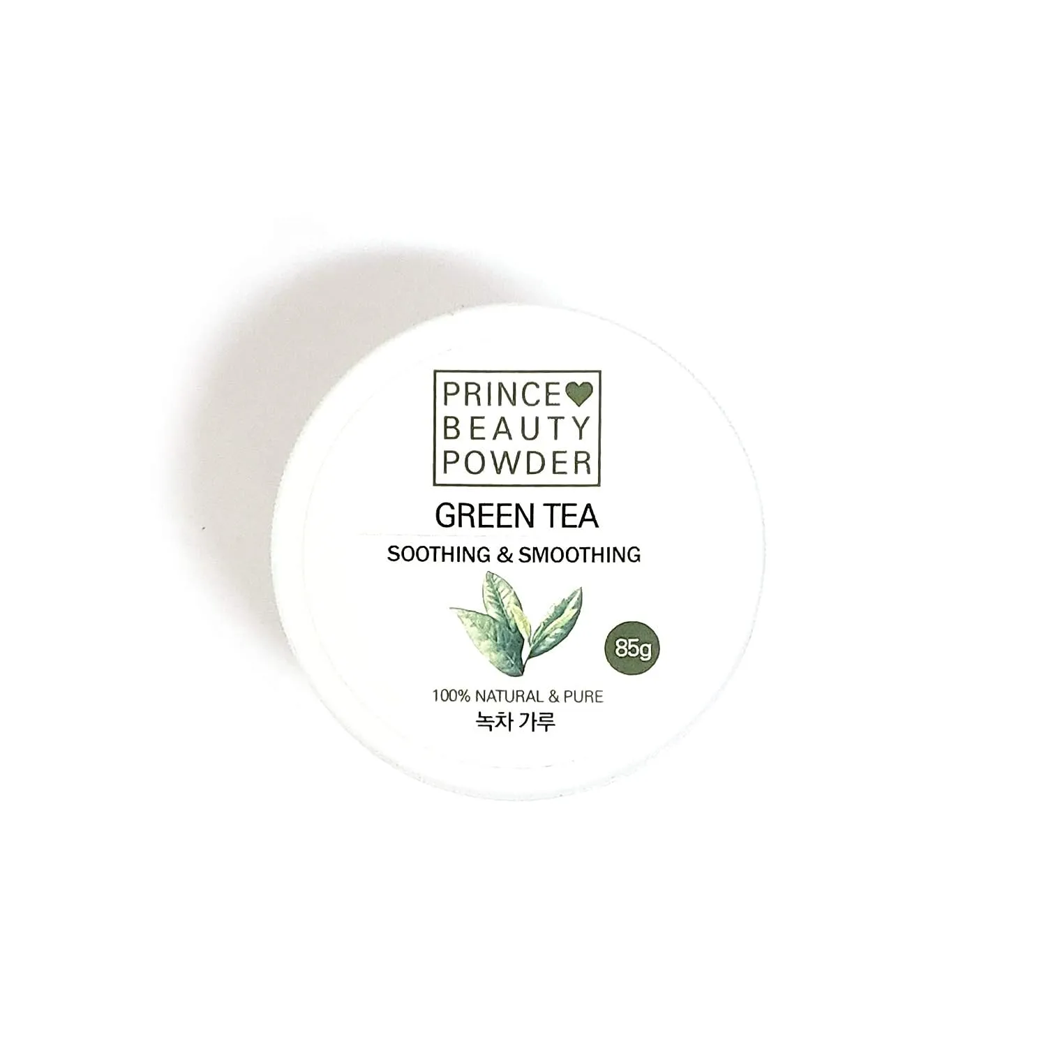 Prince Natural Beauty Powder for facial mask with 100% Cotton Facial Gauze Mask 10 sheets (Green Tea  2.9oz)