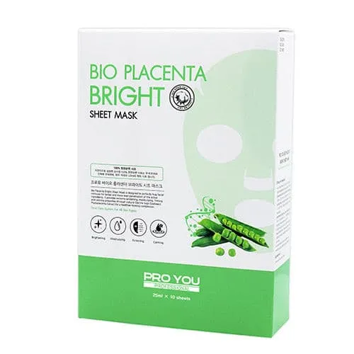 PRO YOU Bio Placenta Bright Sheet Mask 1box 10ea