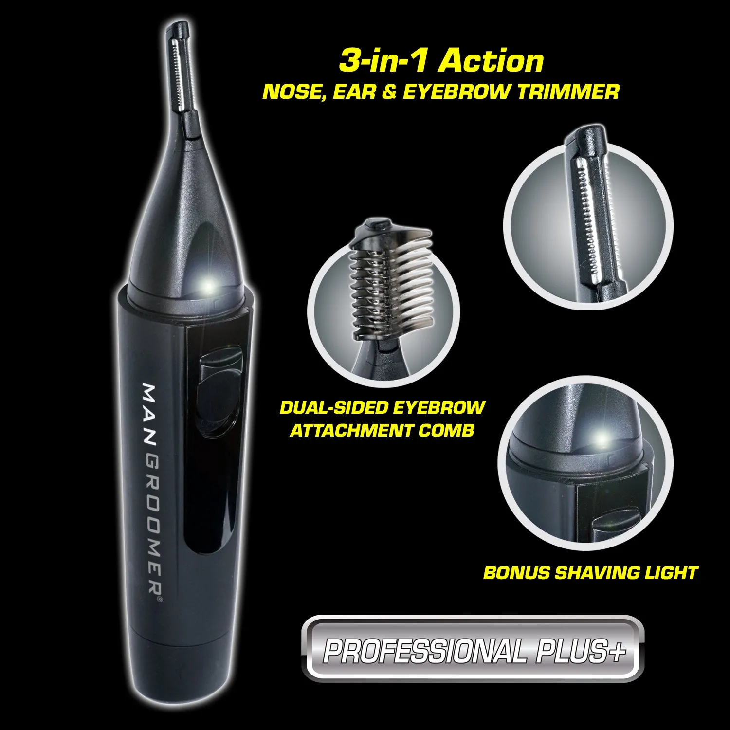 PROFESSIONAL PLUS  Nose, Ear and Eyebrow Trimmer