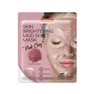 PUREDERM MUD SHEET MASK PINK CLAY 10G