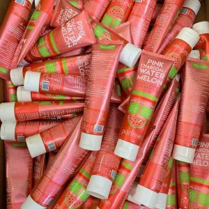 Purlisse Pink Charcoal   Watermelon Purifying Cleansing Milk 3.4OZ (55 Pcs Lot)
