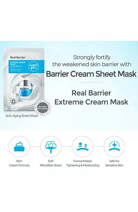 Real Barrier Extreme Cream Mask 1 Sheet, 1Box(10Sheet)