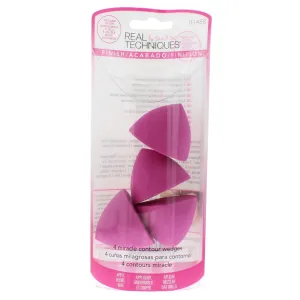 Real Techniques 4 Miracle Contour Wedges Finish 01488 Make-Up Sponge Set