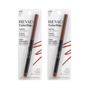 Revlon ColorStay Lipliner with SoftFlex, Nude 630, 0.01 Ounce (Pack of 2)