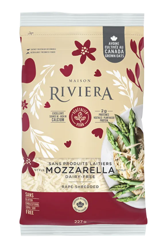 Riviera - Mozzarella Style Shreds, 227 g