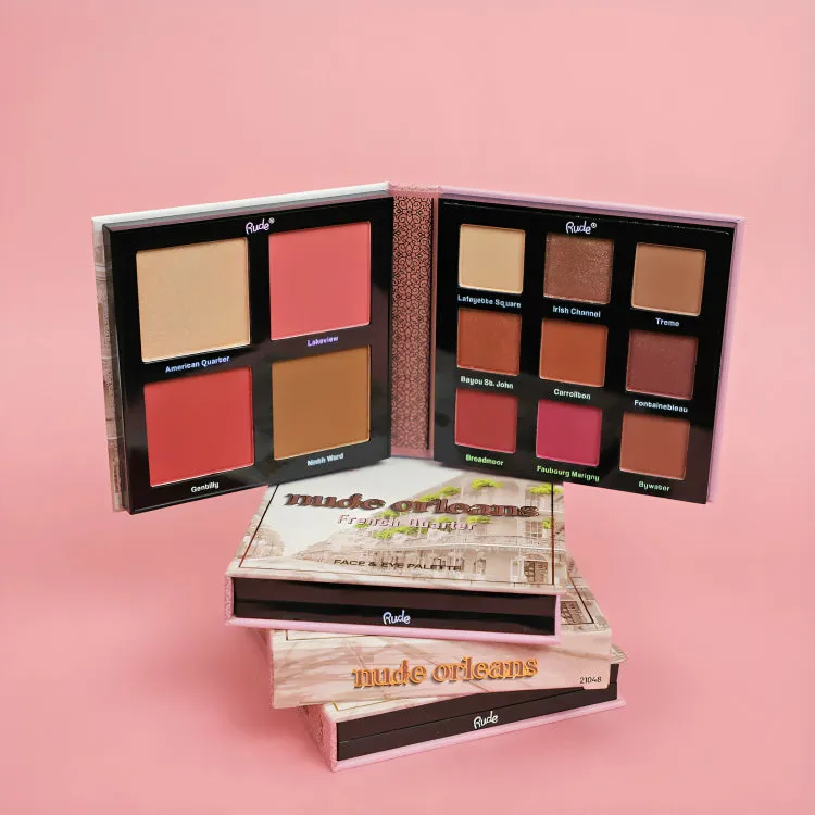 RUDE Nude York Face & Eye Palette