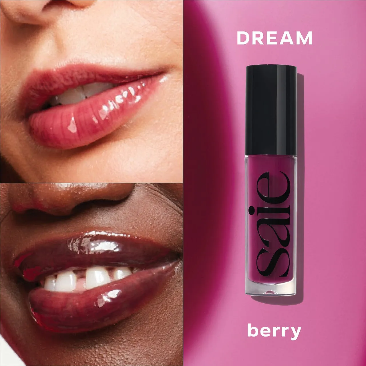 Saie - Glossybounce High Shine Hydrating Lip Gloss Oil - Dream