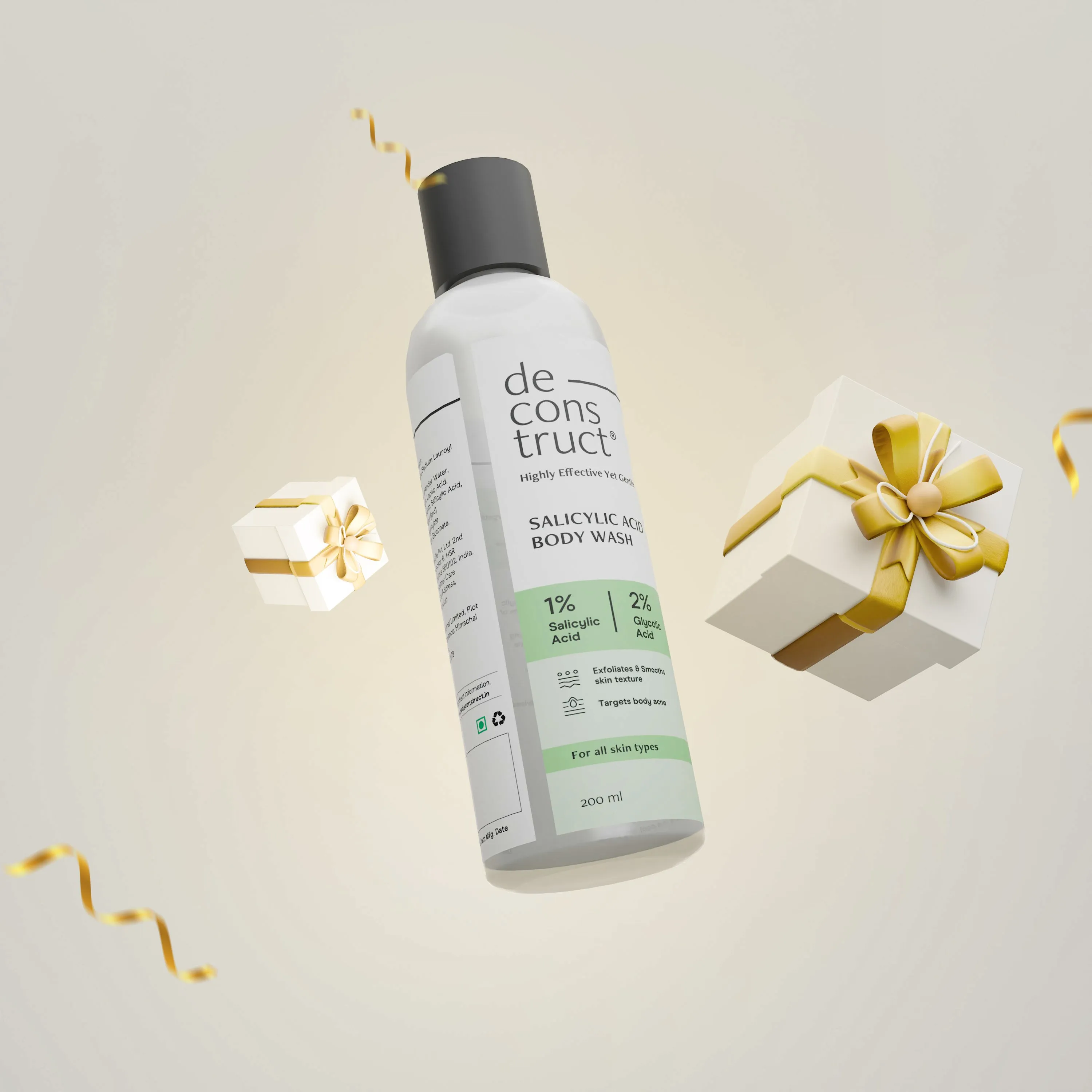 Salicylic Acid Body Wash - 1% salicylic acid   2% glycolic acid | Fights body acne