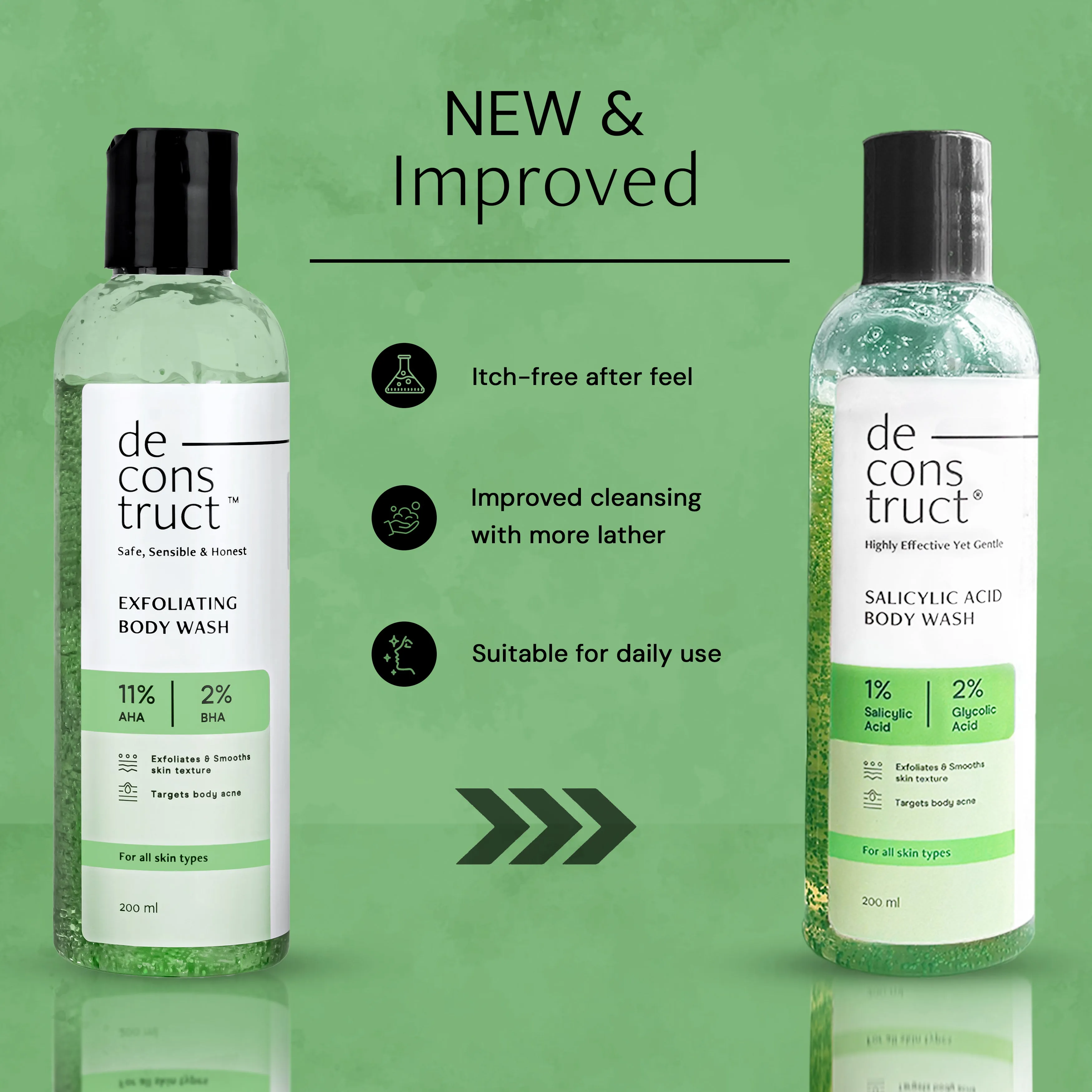 Salicylic Acid Body Wash - 1% salicylic acid   2% glycolic acid | Fights body acne