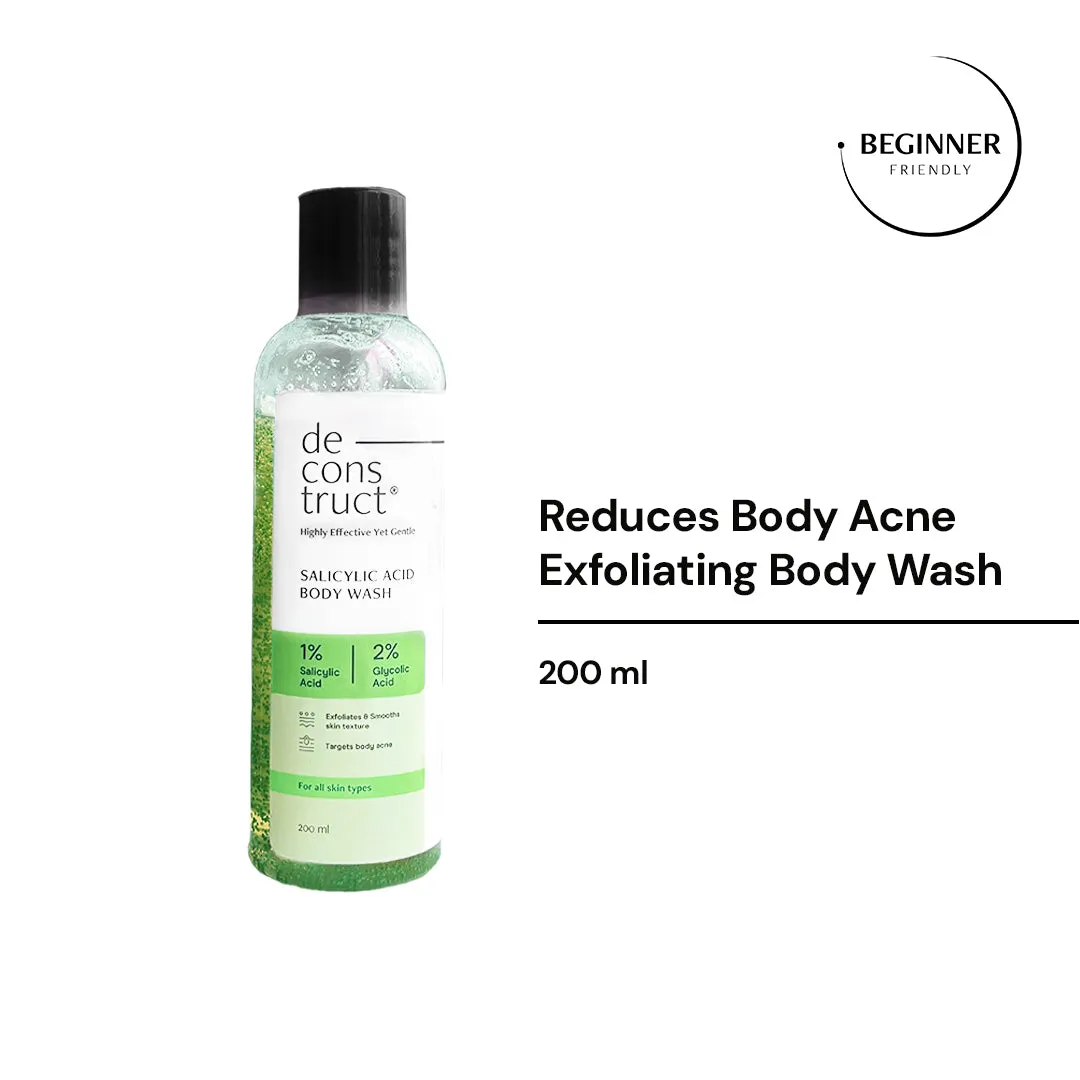 Salicylic Acid Body Wash - 1% salicylic acid   2% glycolic acid | Fights body acne