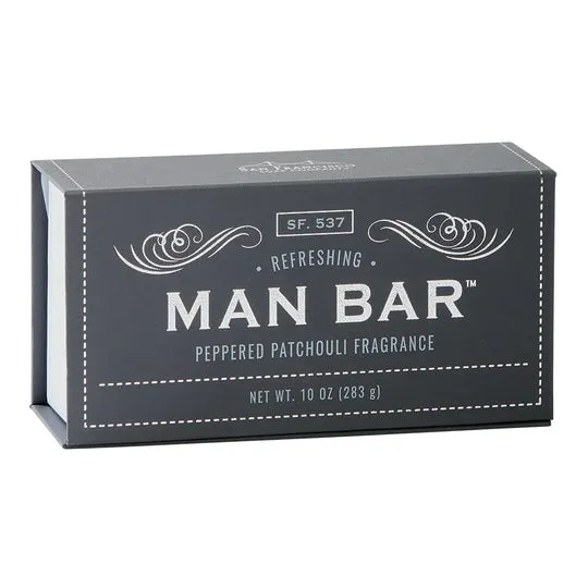San Francisco Soap Company - Refreshing Man Bar, Peppered Patchouli