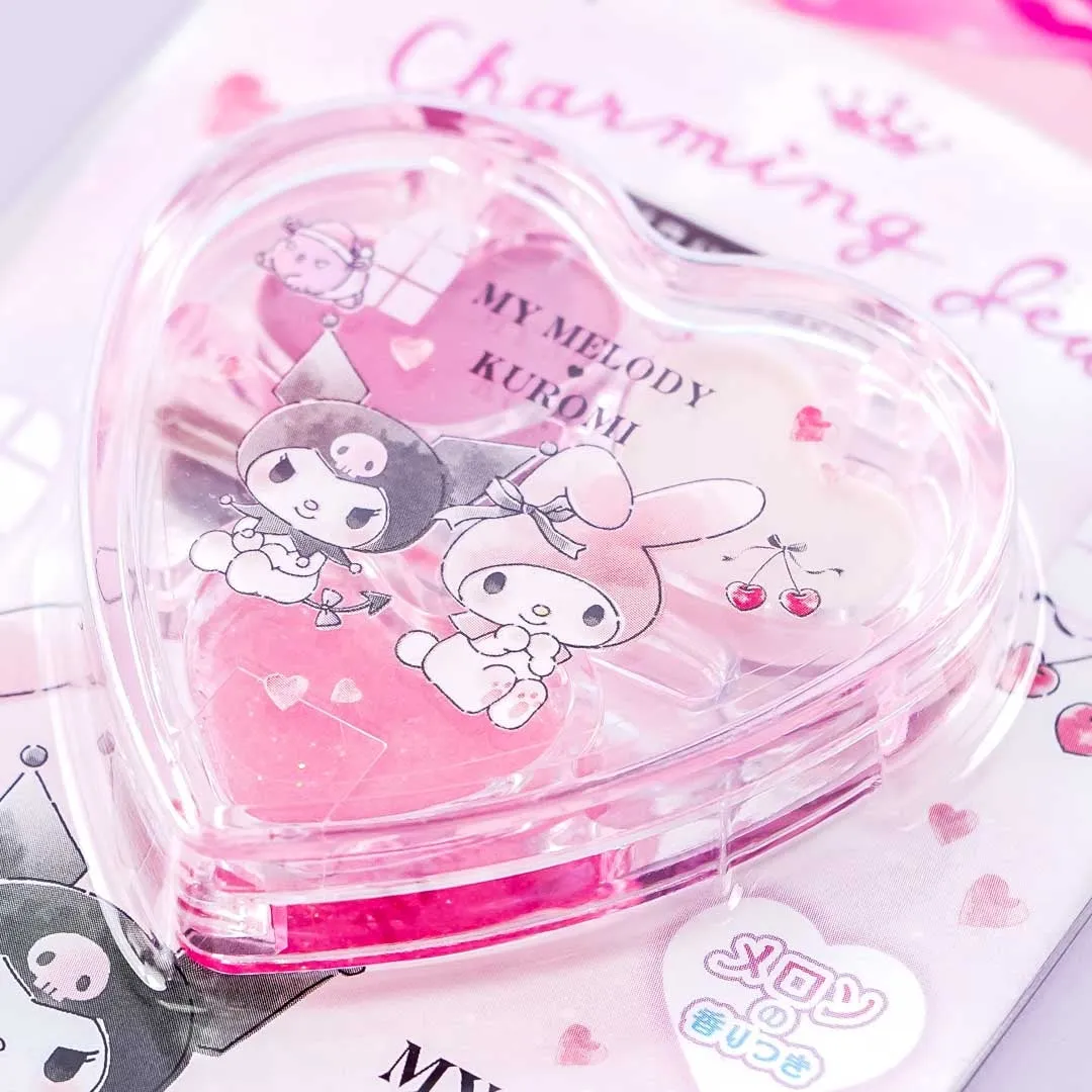 Sanrio Make Heart Lip & Eyeshadow Palette - My Melody & Kuromi