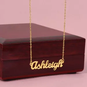 Script Name Necklace