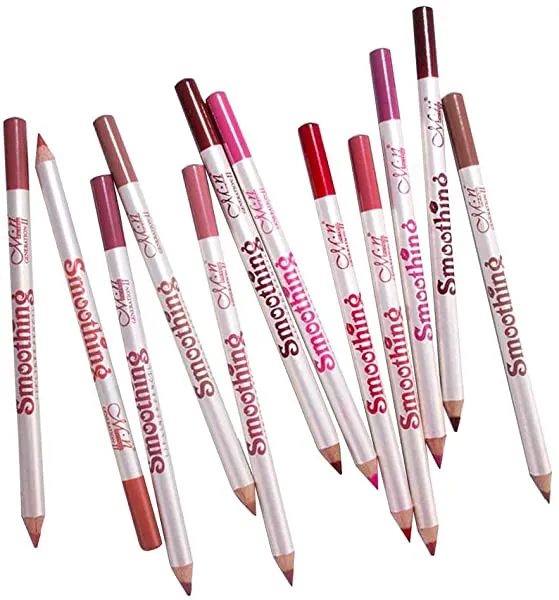 SDENSHI 12pcs/Pack Long Lasting Lip Liner Makeup Pencil Lipliner Matte Pens Beauty