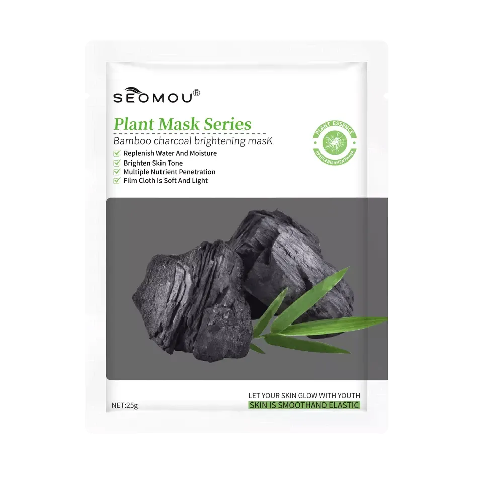 SEOMOU Bamboo Charcoal Brightening Korean Mask