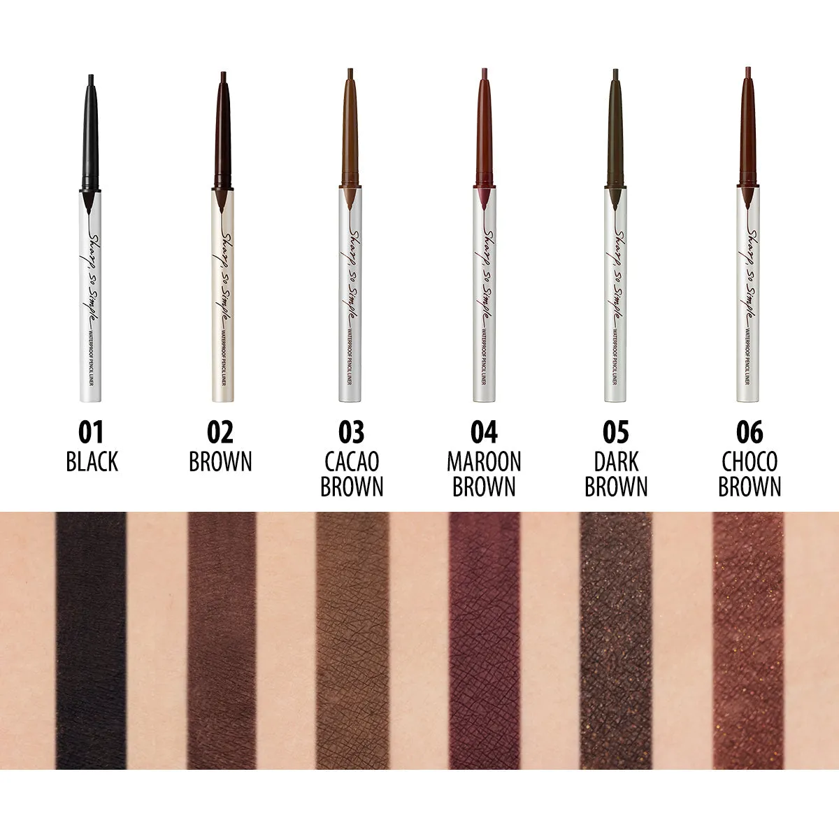 Sharp So Simple Waterproof Pencil Liner (Choose from 5 Colours)