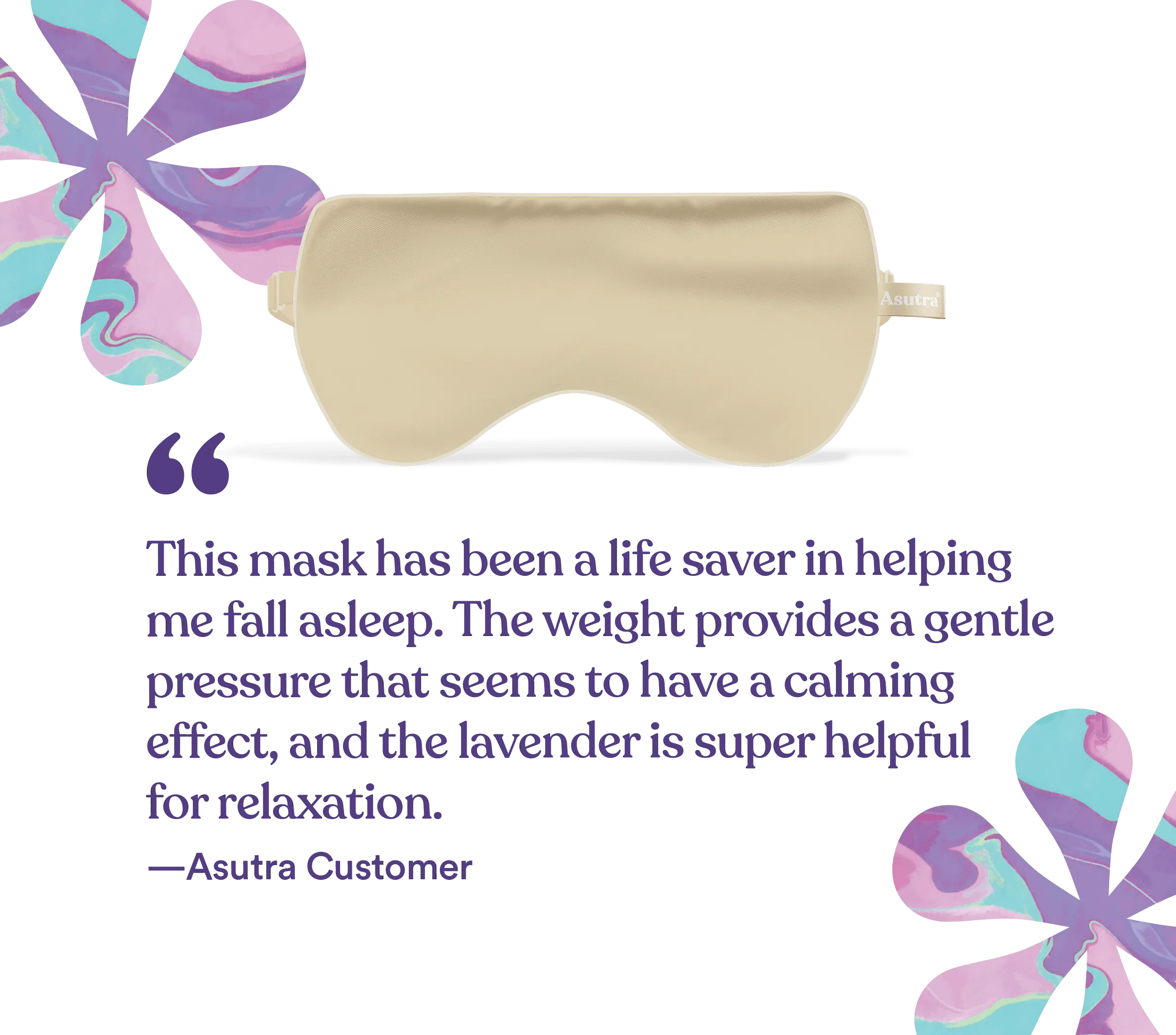 Silk Eye Pillow, Champagne Gift Box