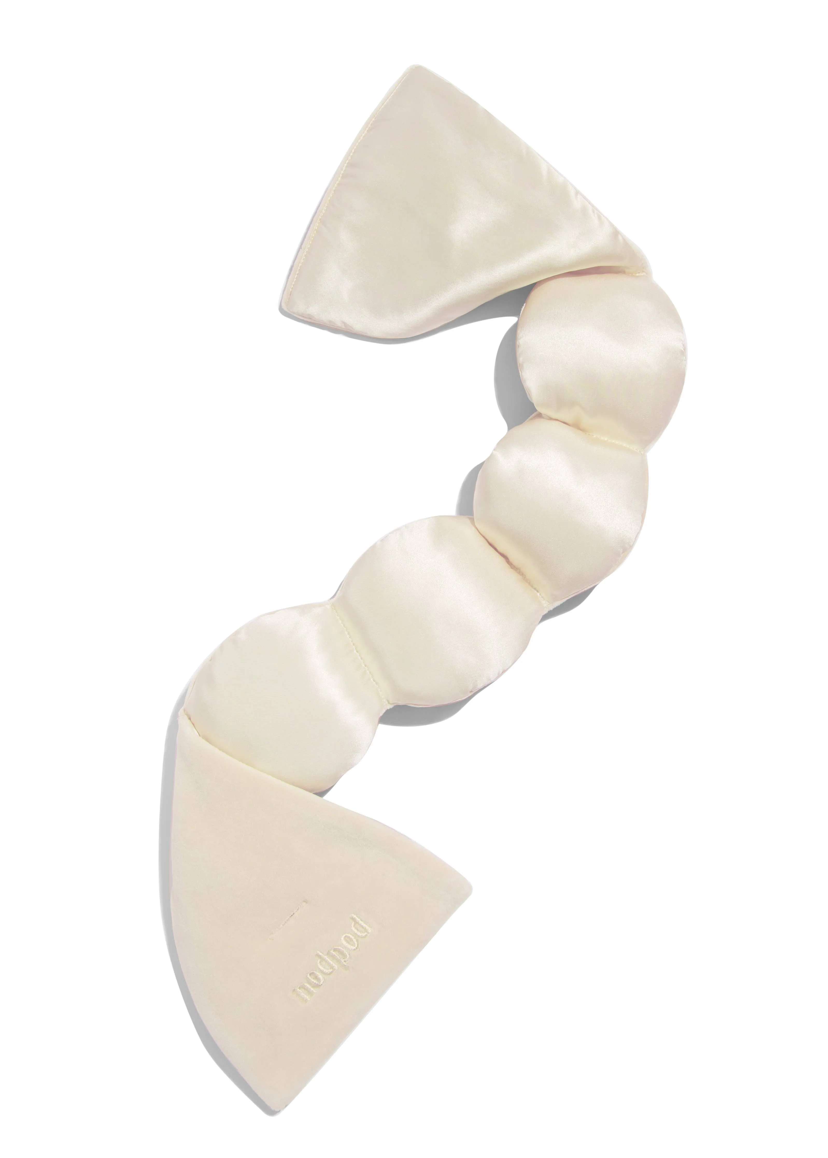 Silk Weighted Sleep Mask- Pearl