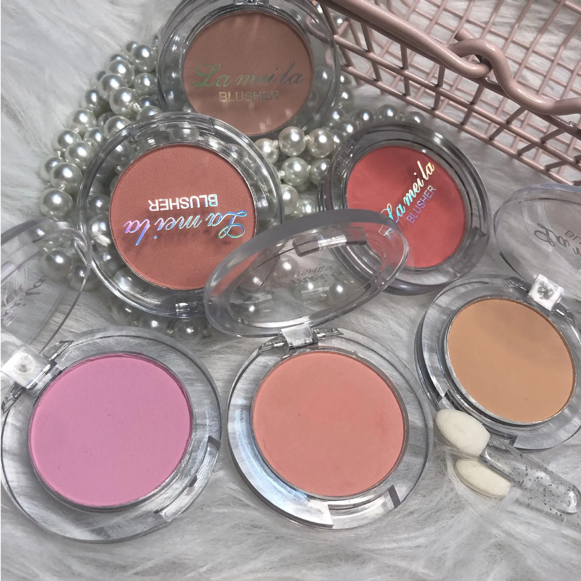 Single color ice cube blush ins brightening color long-lasting natural  highlight  rouge contouring