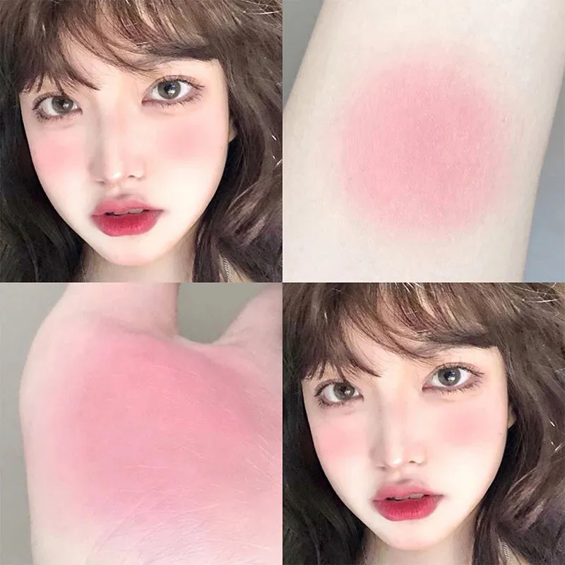 Single color ice cube blush ins brightening color long-lasting natural  highlight  rouge contouring