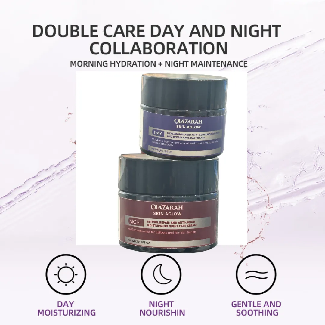 Skin Aglow Night Face Cream w/Retinol – Anti-Aging, Moisturizing, Deep Hydration & Repairing Formula, 1.05 oz